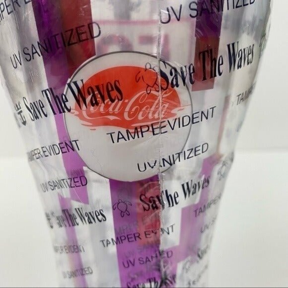 The Coca Cola Company 50 Years Bold 1969-2019 Cup Clear Purple 2017 Collectible - Picture 2 of 8